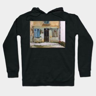 France, the Door and the Abandoned House Hoodie